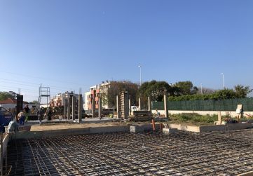 Armado losa cimentación CH1 avance pilares CH3