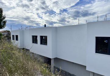 Acabado final fachada norte