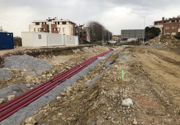 Cajeado vial y ejecución de instalaciones